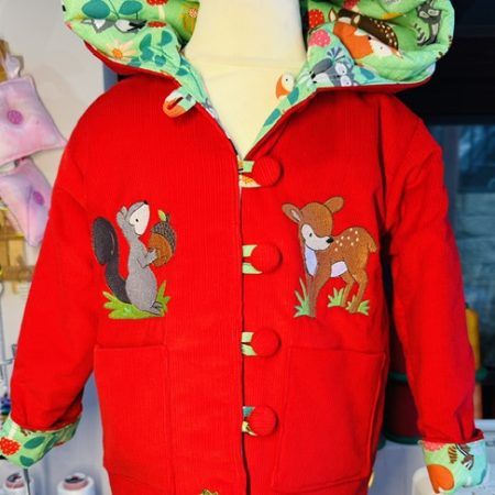 Reversible Red bug jacket