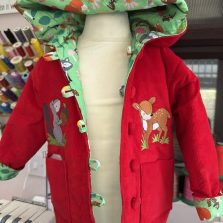 Reversible Red bug jacket