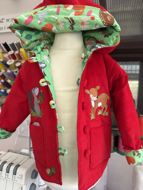 Reversible Red bug jacket