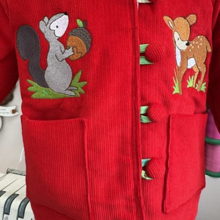 Reversible Red bug jacket