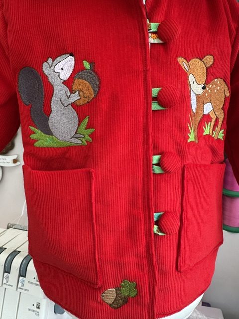 Reversible Red bug jacket