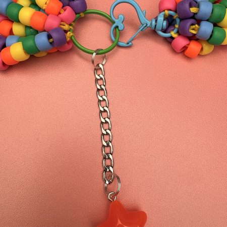 dopamine maximalist brightly coloured beaded necklace