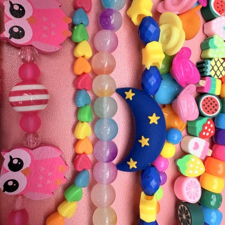 dopamine kidcore multi layer beaded necklace