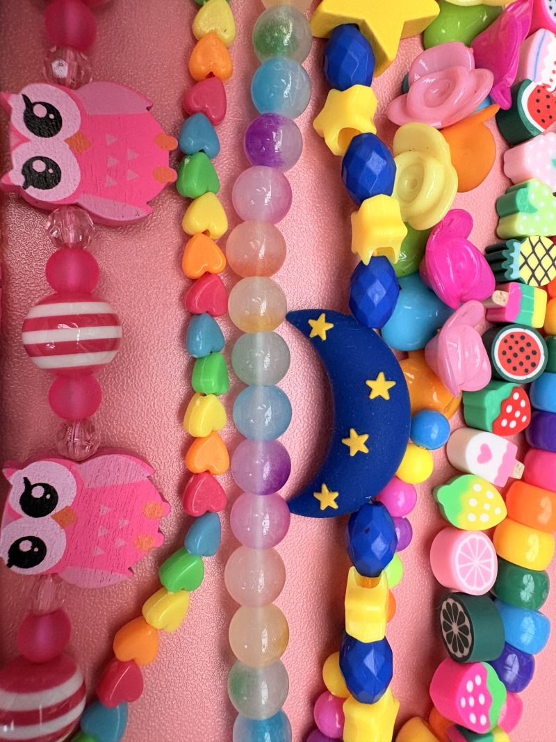 dopamine kidcore multi layer beaded necklace