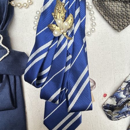 Elegant and Unique Blue Necktie