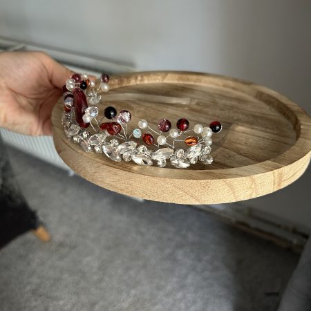 Handmade beaded tiara