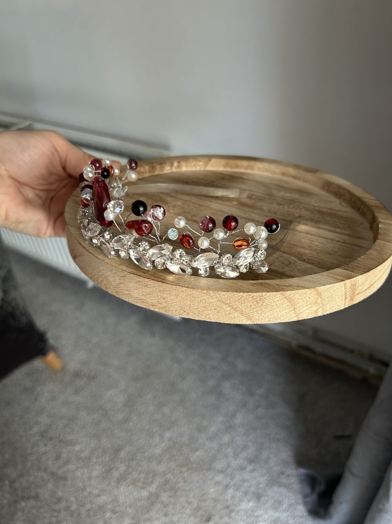 Handmade beaded tiara