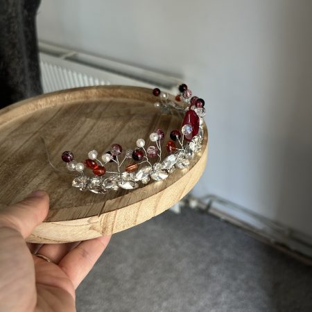 Handmade beaded tiara