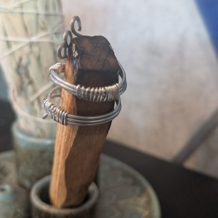 Stainless Steel Wire Wrapped Spiral Ring | Size 6 | Handmade Boho Ring | Statement Ring | Gift for Her
