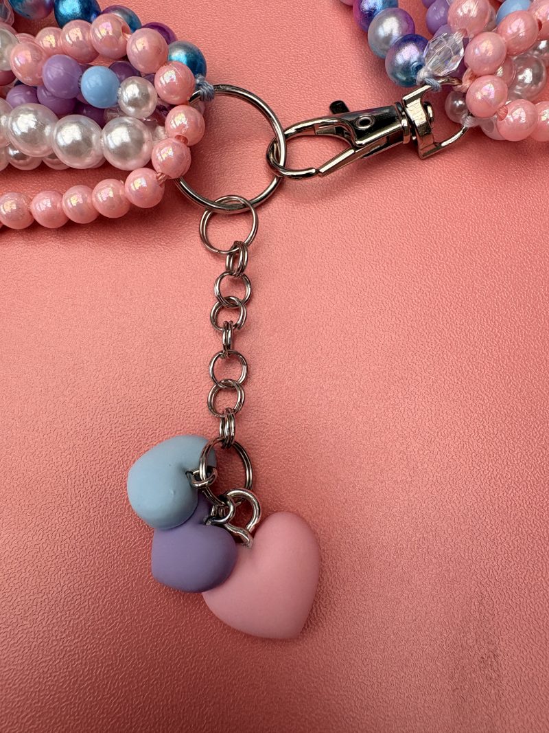 Pastel kawaii maximalist multi layer bow detail necklace