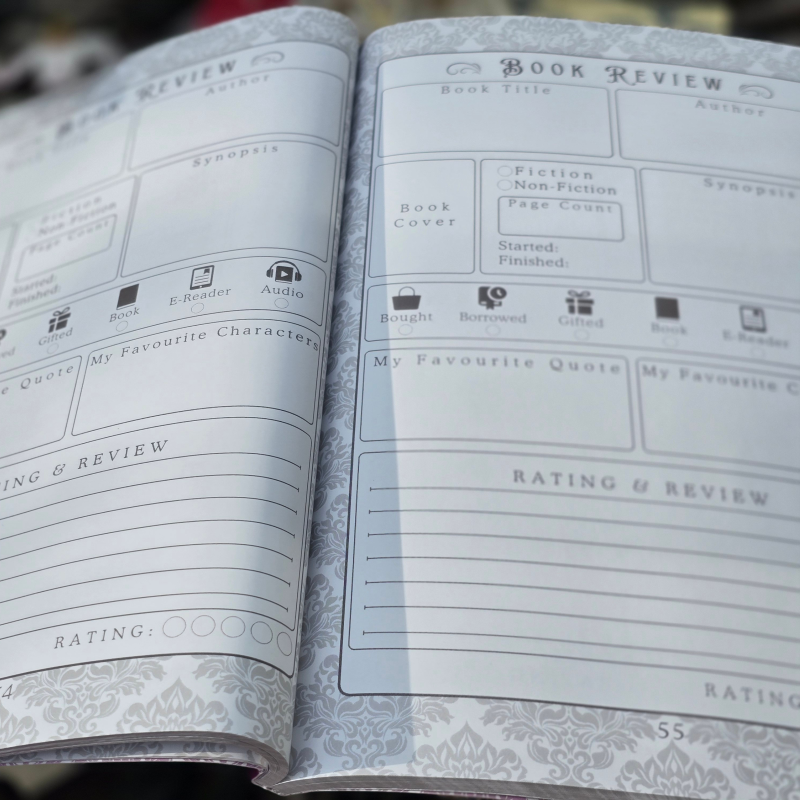 Smut & Spice Reading Journal: A5 – 120 Pages + Free Bookmark