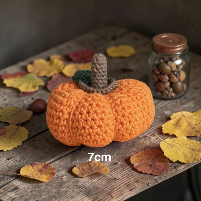 Crochet Halloween Pumpkin Decorations