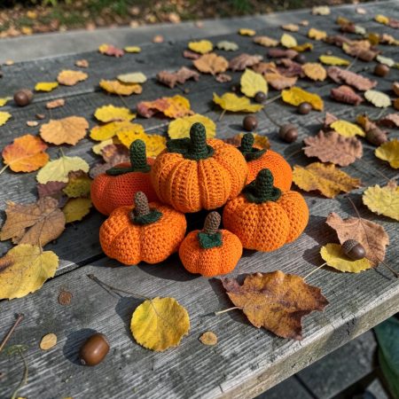 Crochet Halloween Pumpkin Decorations