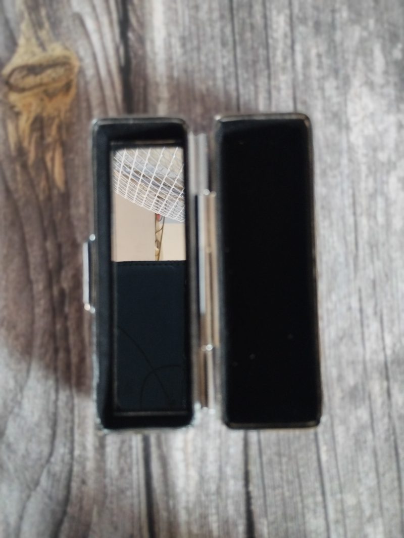 Roses Lipstick Case: Gothic Metal Lipstick Tin