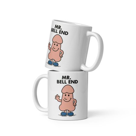 Funny Adult Humour Ceramic Mug – White 11oz Mr Bell End Cheeky Novelty Style