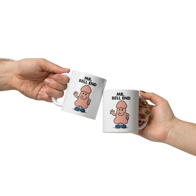 Funny Adult Humour Ceramic Mug – White 11oz Mr Bell End Cheeky Novelty Style