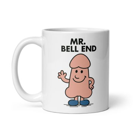 Funny Adult Humour Ceramic Mug – White 11oz Mr Bell End Cheeky Novelty Style