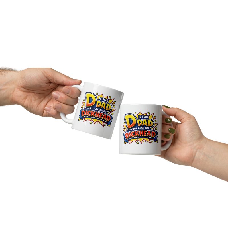 Funny Dad Ceramic Mug – White 11oz Cheeky Comic Style Father’s Day Gift
