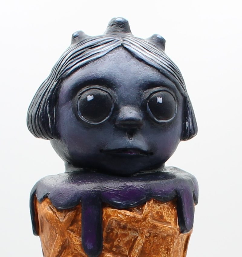 Mira Midnight Handmade Art Doll from Sweet Oddities Collection