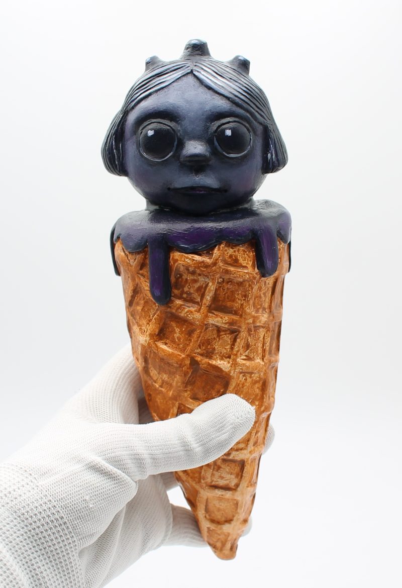 Mira Midnight Handmade Art Doll from Sweet Oddities Collection