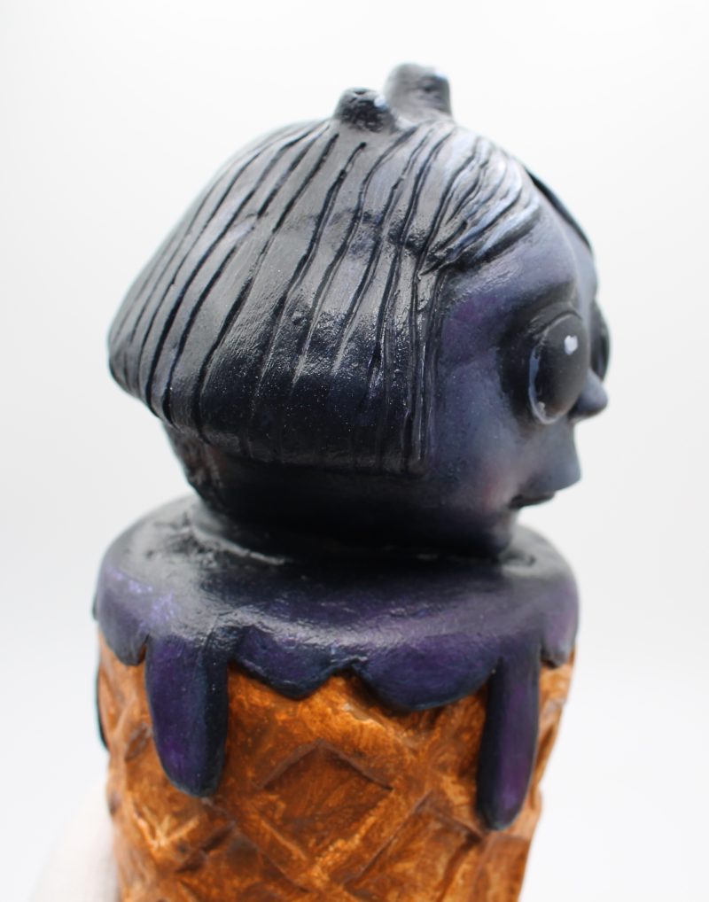 Mira Midnight Handmade Art Doll from Sweet Oddities Collection