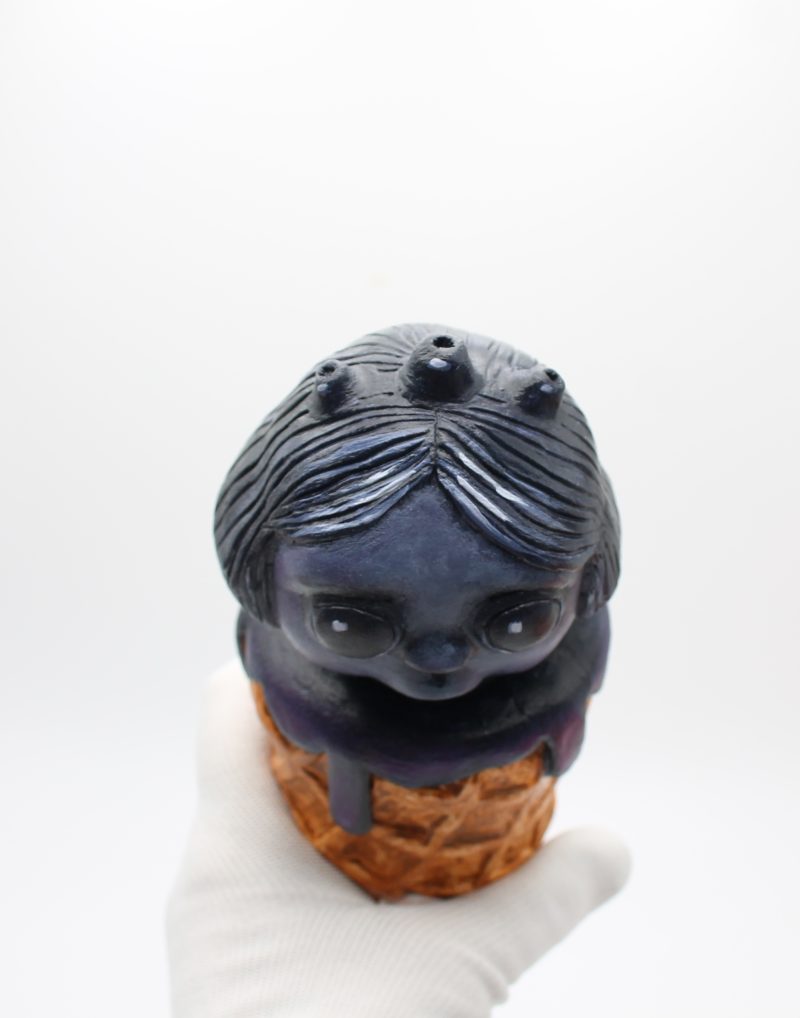 Mira Midnight Handmade Art Doll from Sweet Oddities Collection