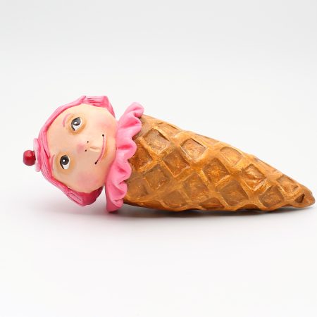 🍒 Cherry Whisper – Art Doll from the “Sweet Oddities” Series