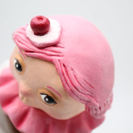 🍒 Cherry Whisper – Art Doll from the “Sweet Oddities” Series