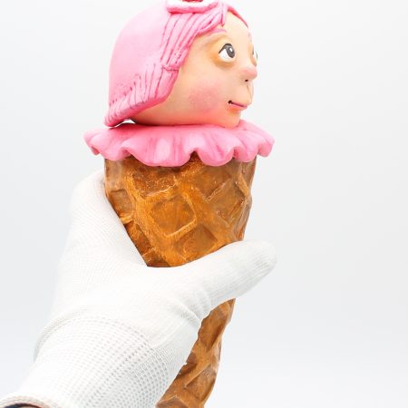 🍒 Cherry Whisper – Art Doll from the “Sweet Oddities” Series