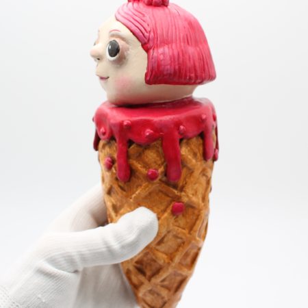 Ruby Ripple Handmade Clay Sweetheart from Sweet Oddities Collection