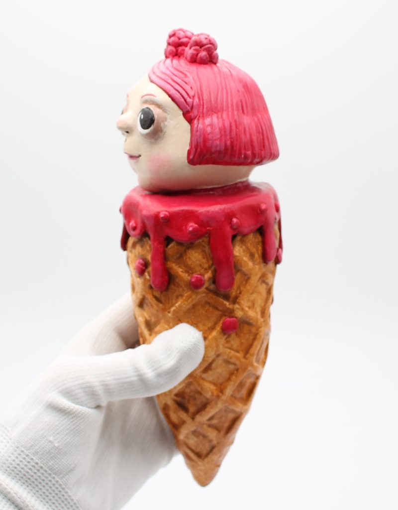 Ruby Ripple Handmade Clay Sweetheart from Sweet Oddities Collection