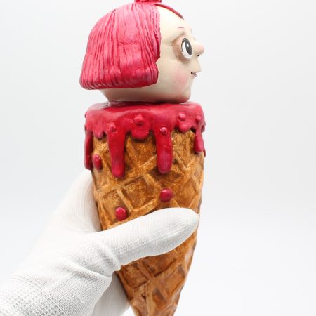 Ruby Ripple Handmade Clay Sweetheart from Sweet Oddities Collection