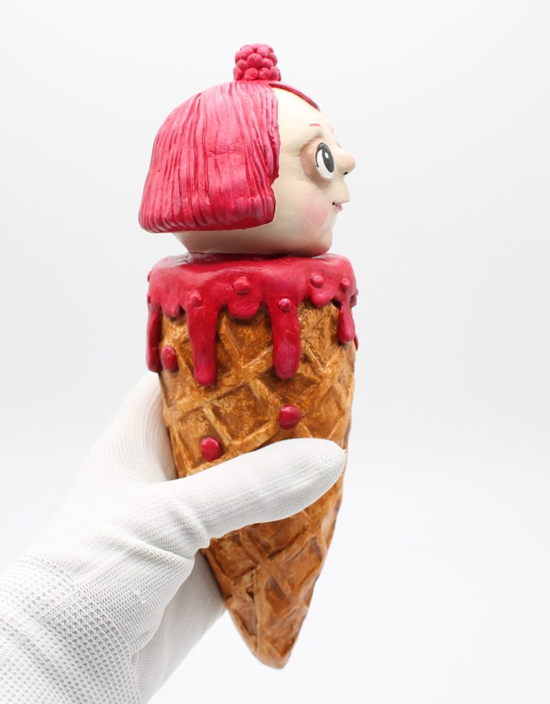 Ruby Ripple Handmade Clay Sweetheart from Sweet Oddities Collection