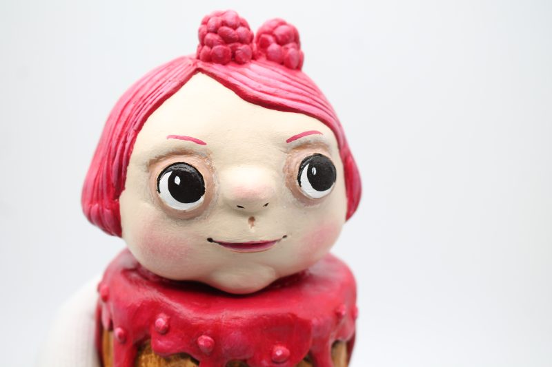 Ruby Ripple Handmade Clay Sweetheart from Sweet Oddities Collection
