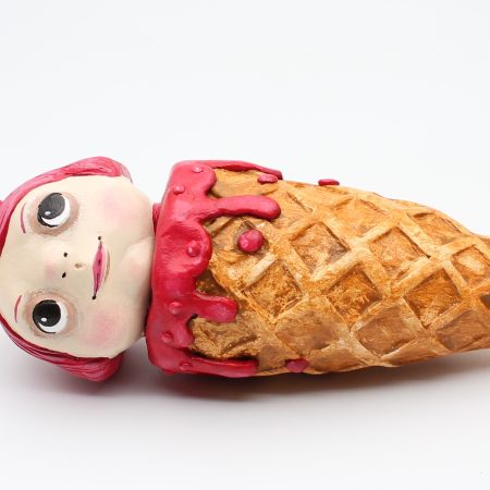 Ruby Ripple Handmade Clay Sweetheart from Sweet Oddities Collection