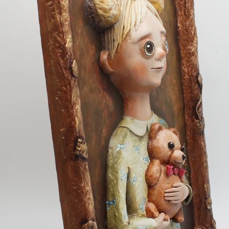 Lunette Mothveil 3D Relief Portrait from Guardians of the Unseen Series