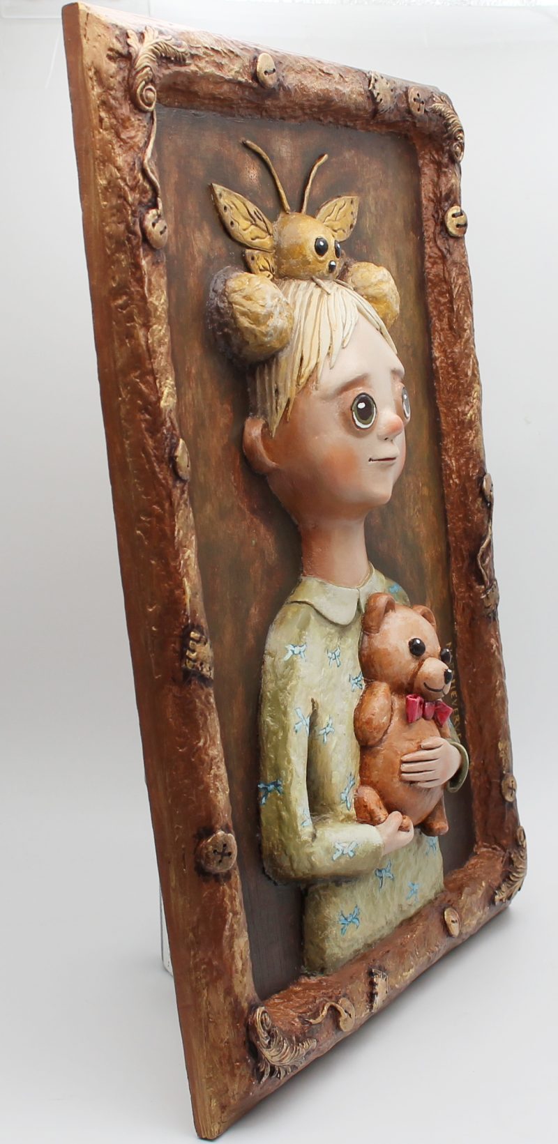 Lunette Mothveil 3D Relief Portrait from Guardians of the Unseen Series