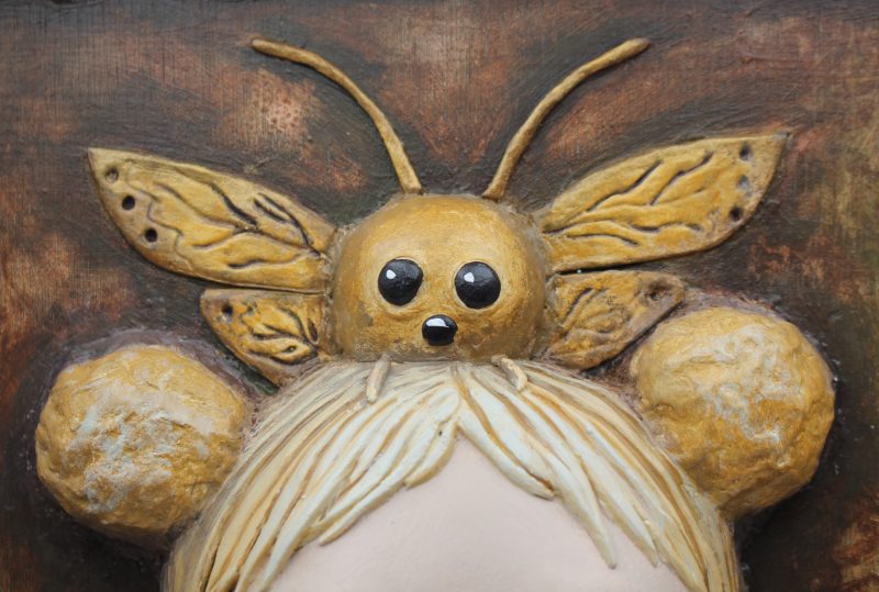 Lunette Mothveil 3D Relief Portrait from Guardians of the Unseen Series