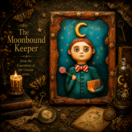 The Moonbound Keeper 3D Relief Portrait, Ready to Hang