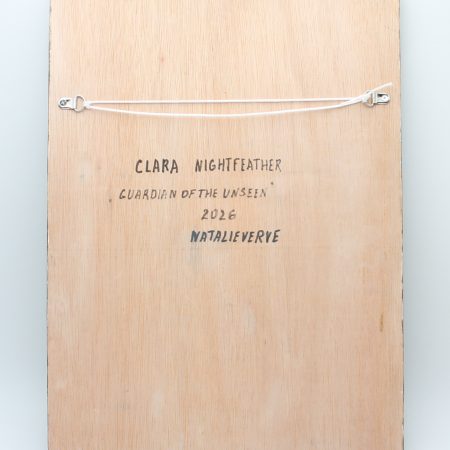Clara Nightfeather 3D Sculptural Portrait, Ready to Hang