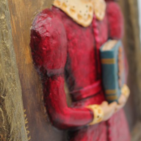Clara Nightfeather 3D Sculptural Portrait, Ready to Hang