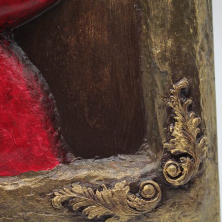 Clara Nightfeather 3D Sculptural Portrait, Ready to Hang