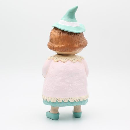 Handmade Penny Teapotwhisper Figurine with Movable Head, 25cm Tall
