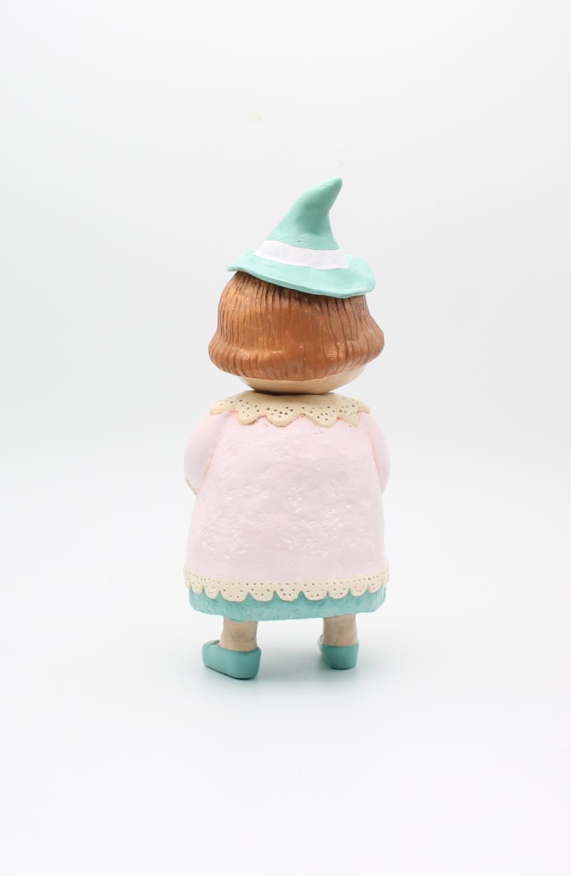 Handmade Penny Teapotwhisper Figurine with Movable Head, 25cm Tall