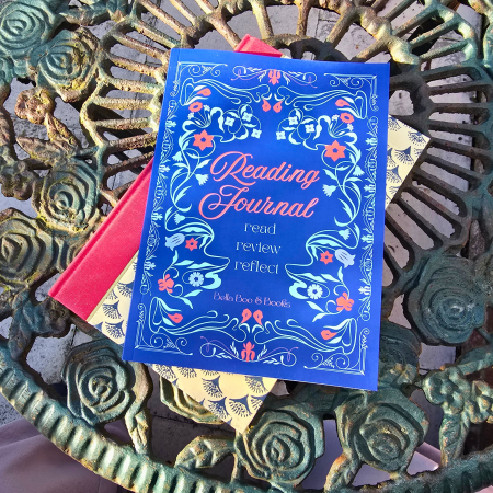 Art Nouveau Reading Journal: A5 – 120 Pages + Free Bookmark