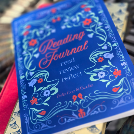 Art Nouveau Reading Journal: A5 – 120 Pages + Free Bookmark