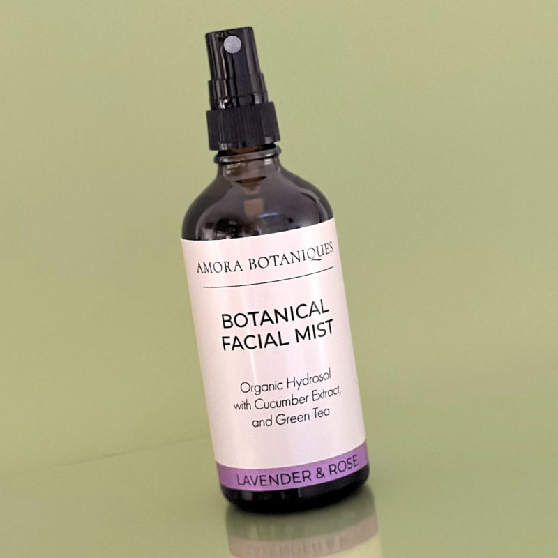 Organic Lavender Rose Face Mist | Botanical Hydrosol Blend