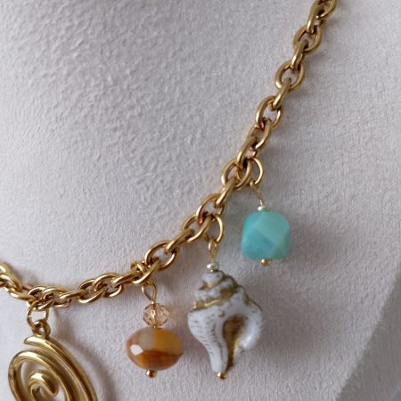 Gold Charm Necklace