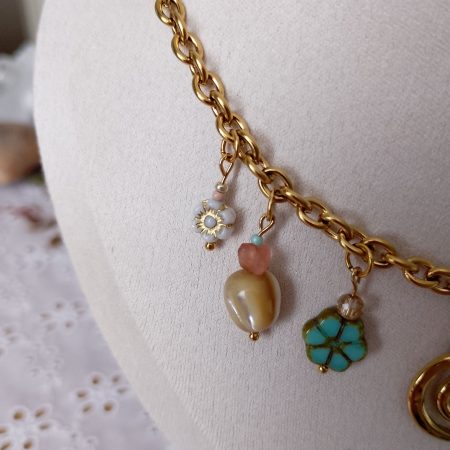 Gold Charm Necklace