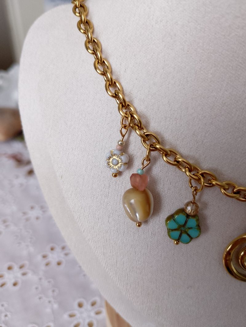Gold Charm Necklace